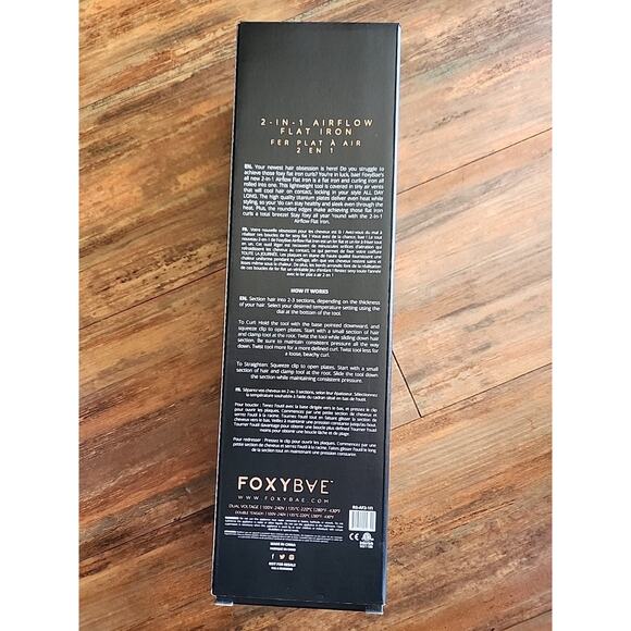 Foxybae Airflow 2 In 1 Flatiron Sealed In Pack - Picture 3 of 3